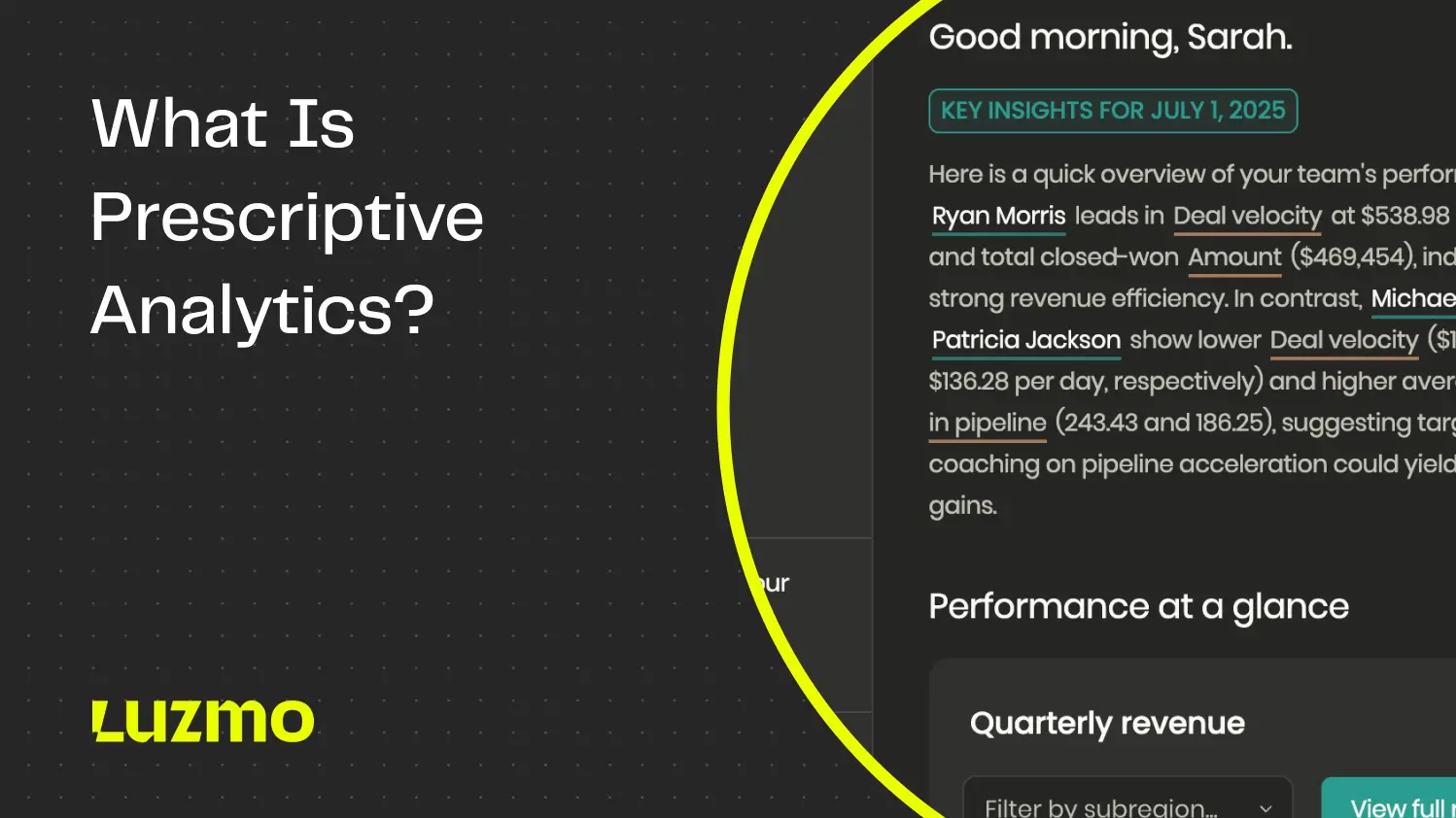 What is Prescriptive Analytics?