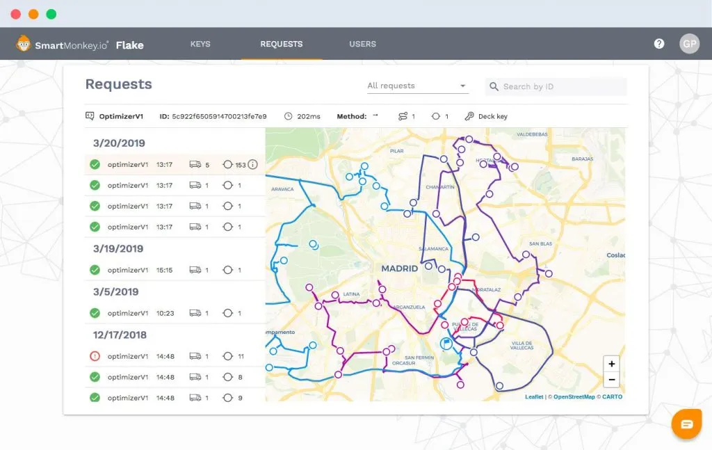 Example of using AI for supply chain - route optimization