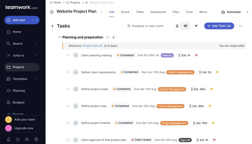 teamwork app