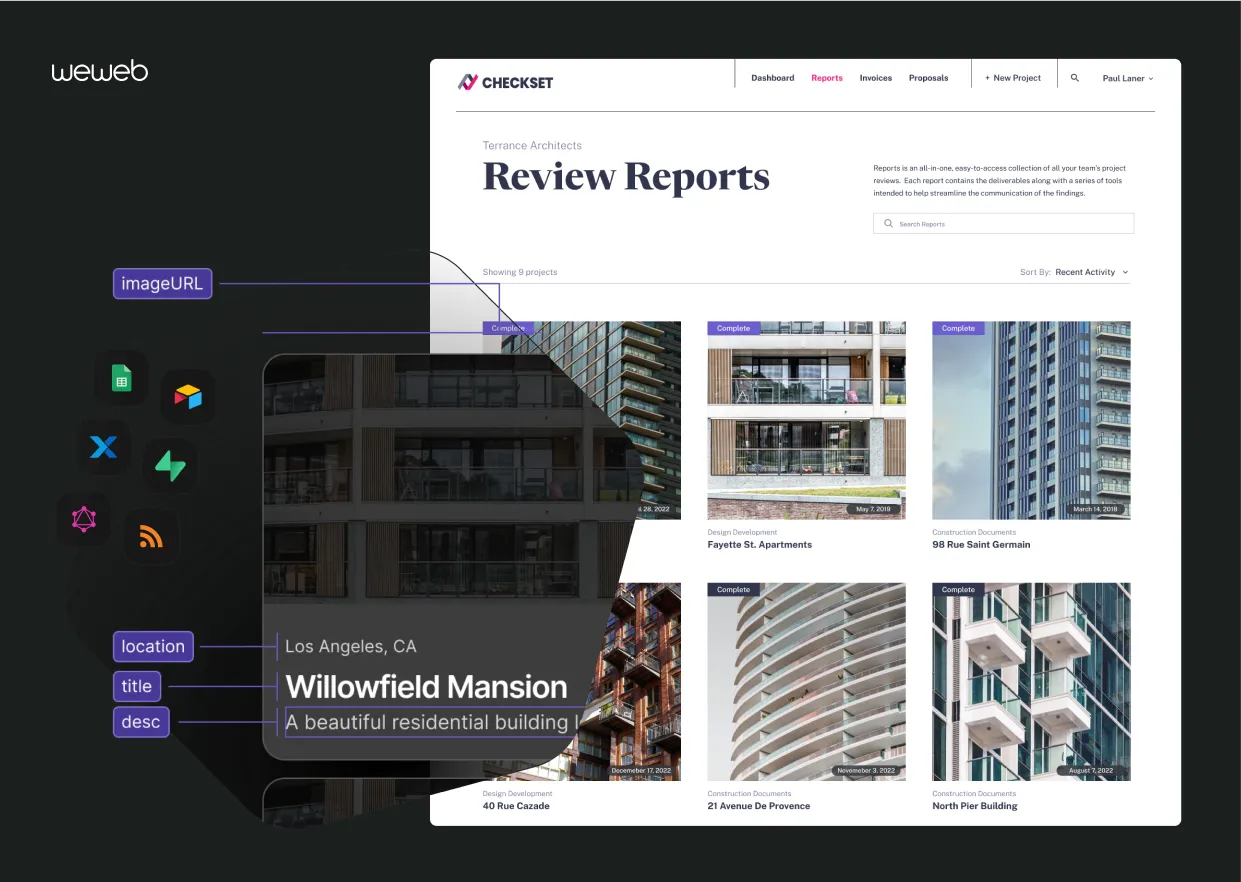 weweb, a white label tool for software development