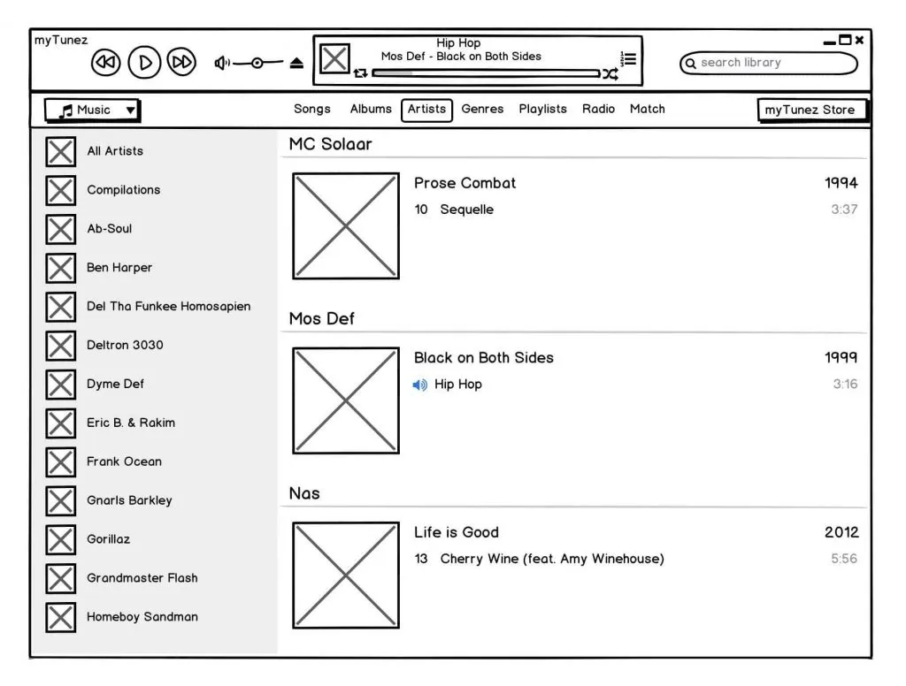 Balsamiq wireframing as an example of product development software that helps launch products faster